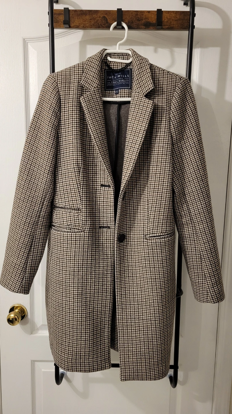 Jack Wills Houndstooth Blazer UK 12