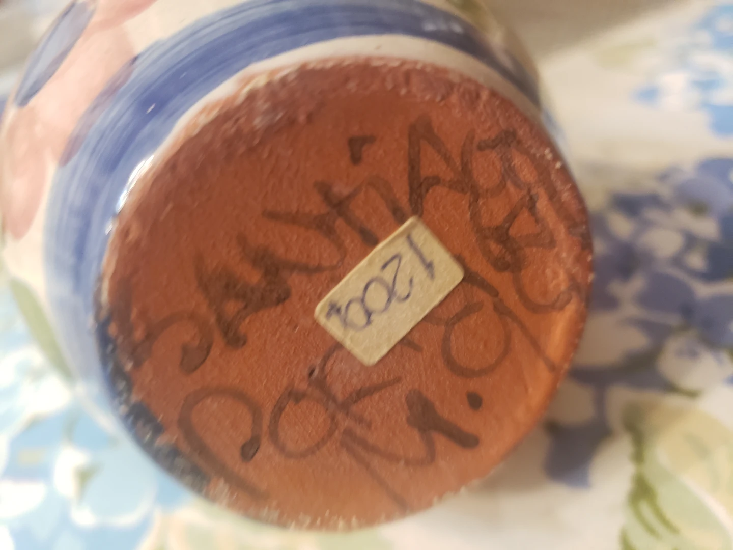 Hand-Painted Ceramic Vase - photo 2