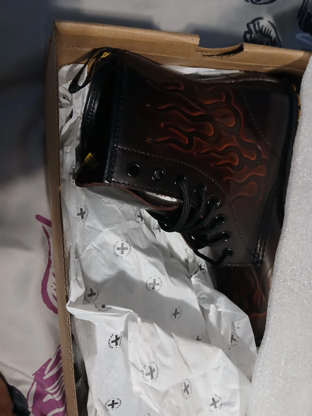 Dr. Martens 1460 Inferno Cherry Red Boots - photo 2