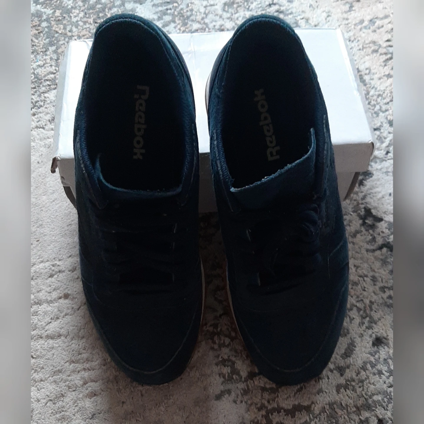 Men's Reebok Dark Blue Suede Sneakers 🏆 - photo 2