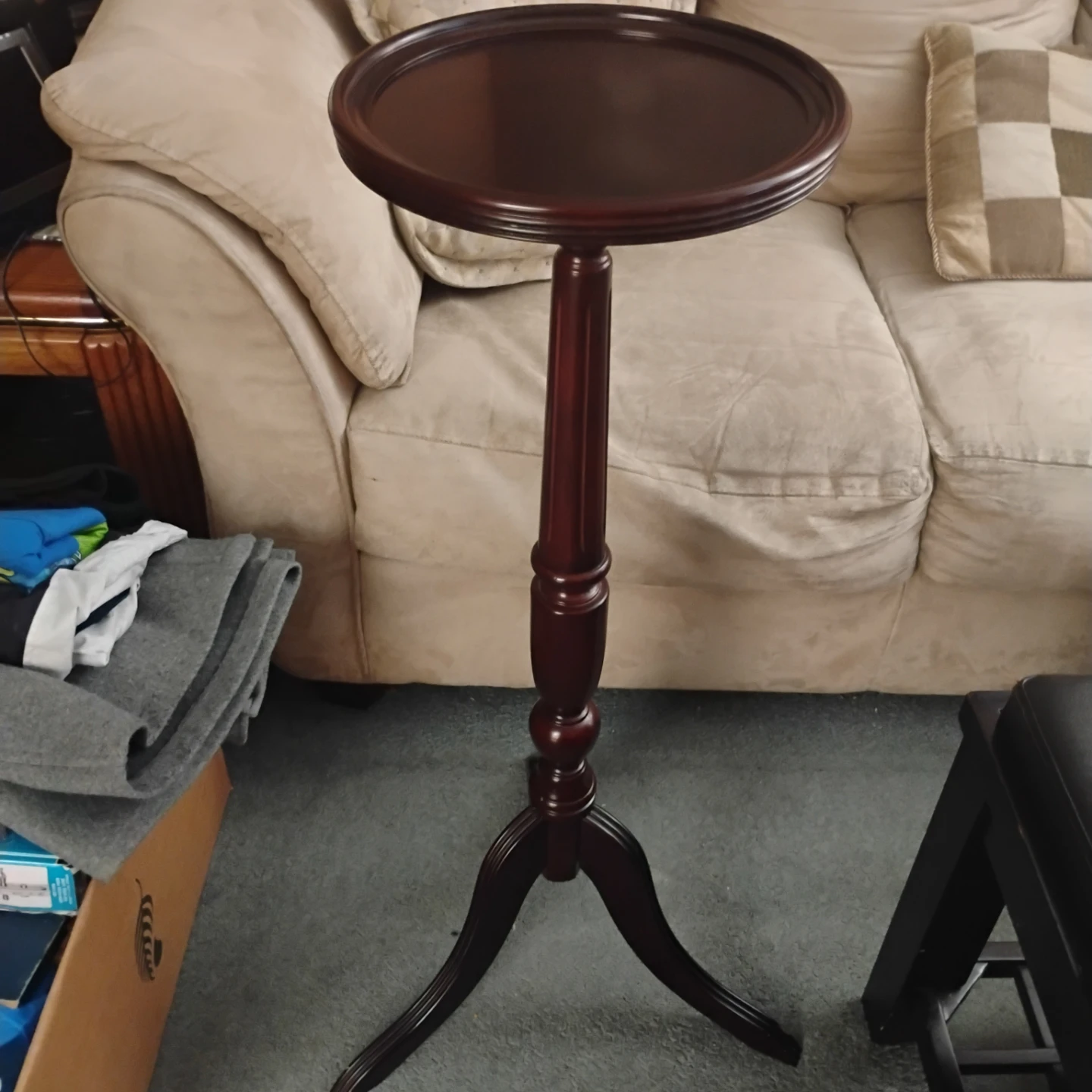 Bombay Company Wooden Pedestal Plant Stand - photo 3