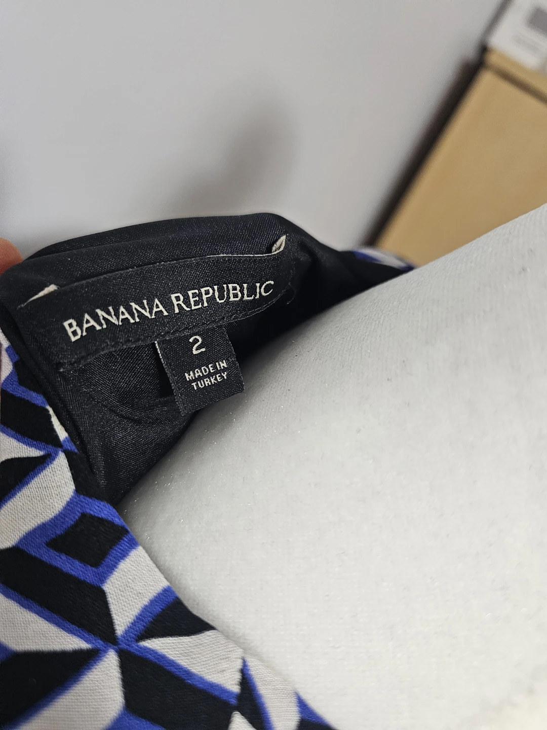 Banana Republic Geometric Print Wrap Dress Size 2 - photo 3
