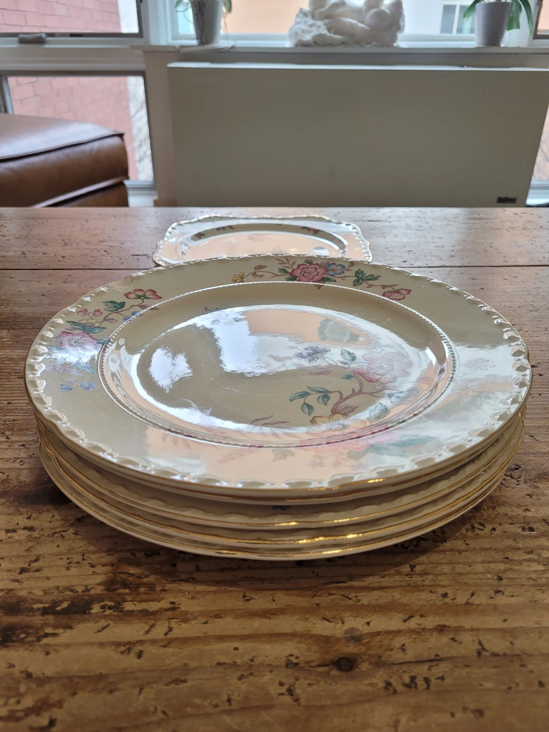 Crooksville China Co. Floral Plates Set - photo 3