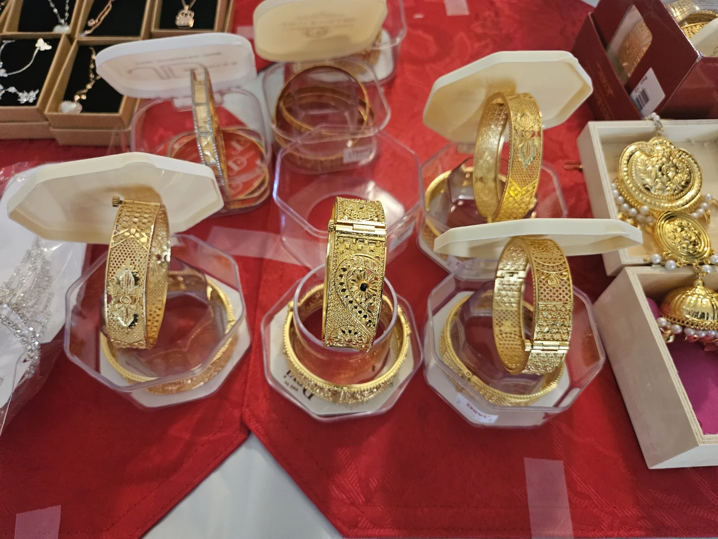 Gold Bangles Set