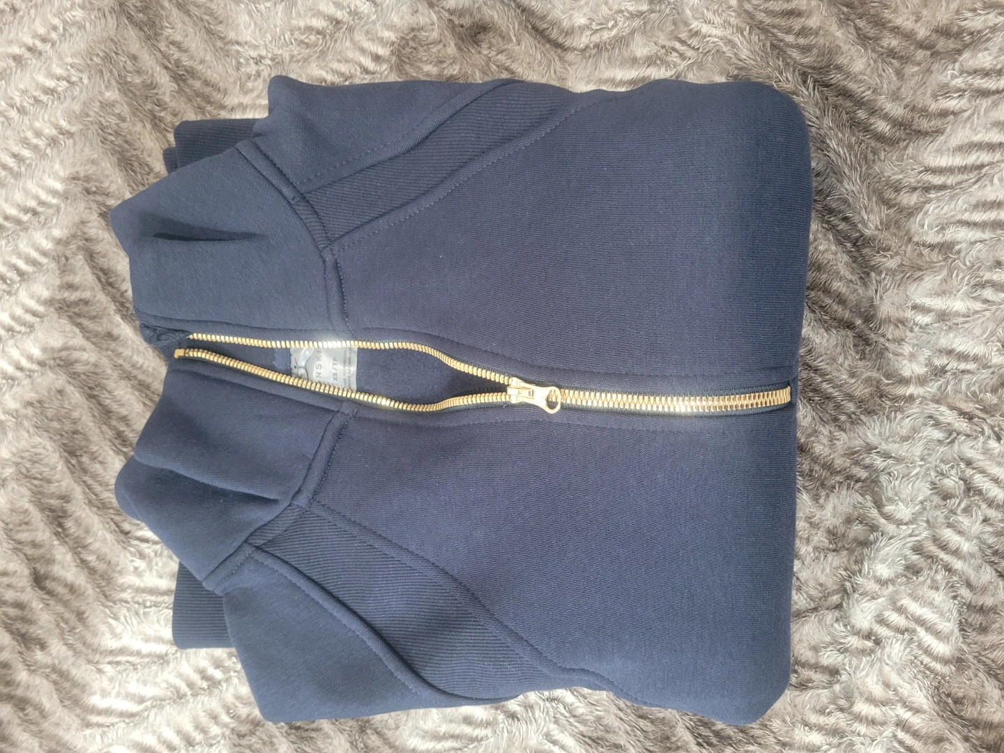 Navy 1/4 Zip Pullover Sweatshirt