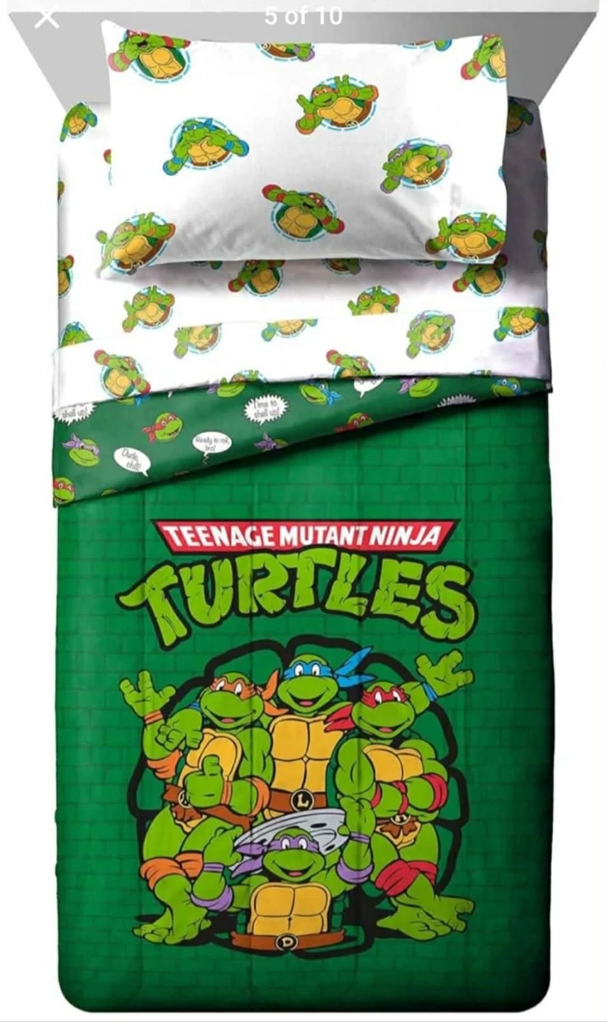 Teenage Mutant Ninja Turtles Full Bedding Set - Green - photo 5