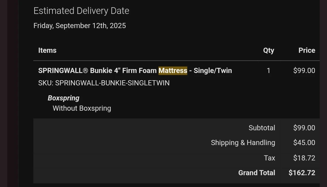 SPRINGWALL Firm Foam Mattress - Single/Twin - photo 2