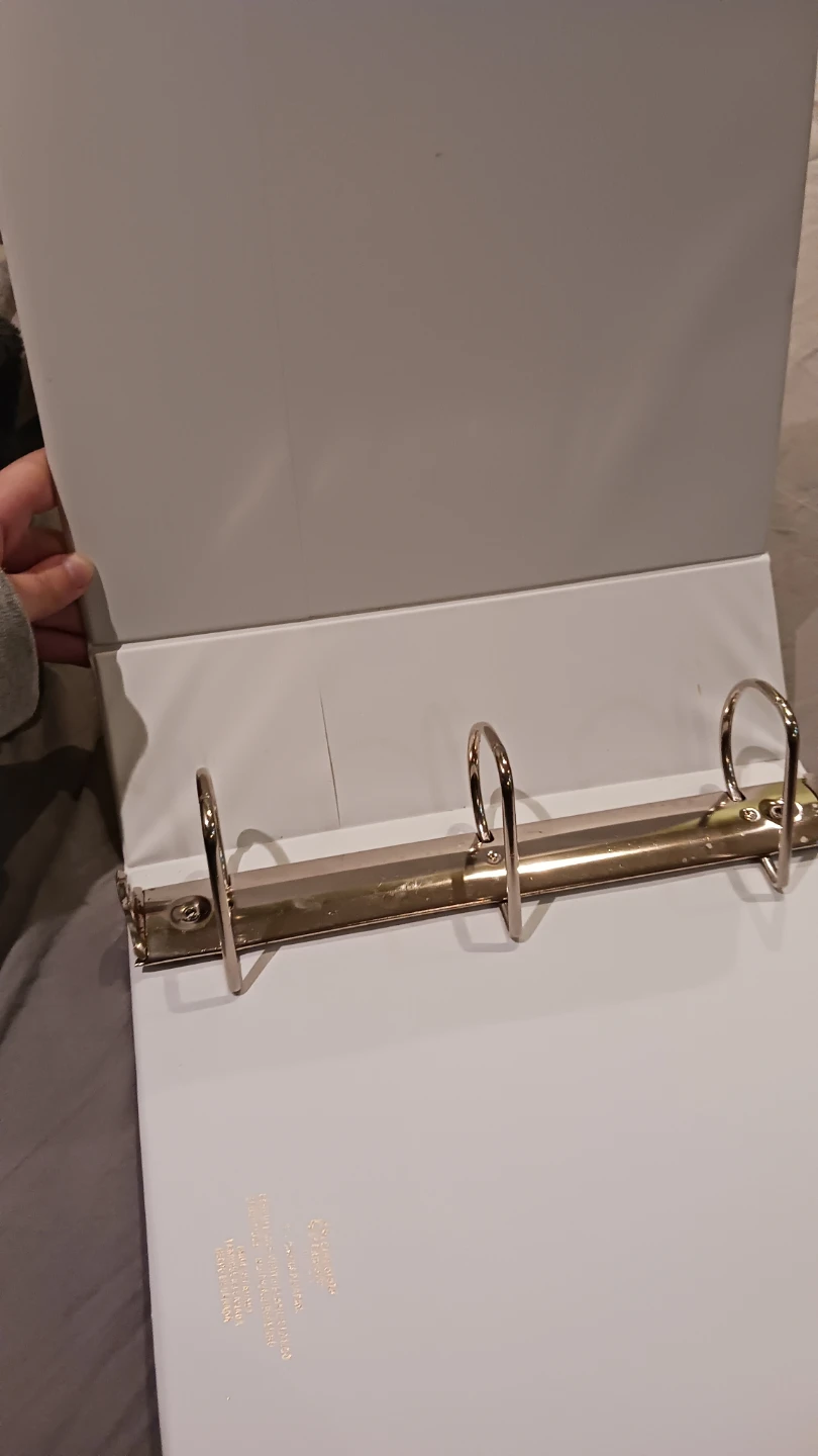 🏆White 3-Ring Binder