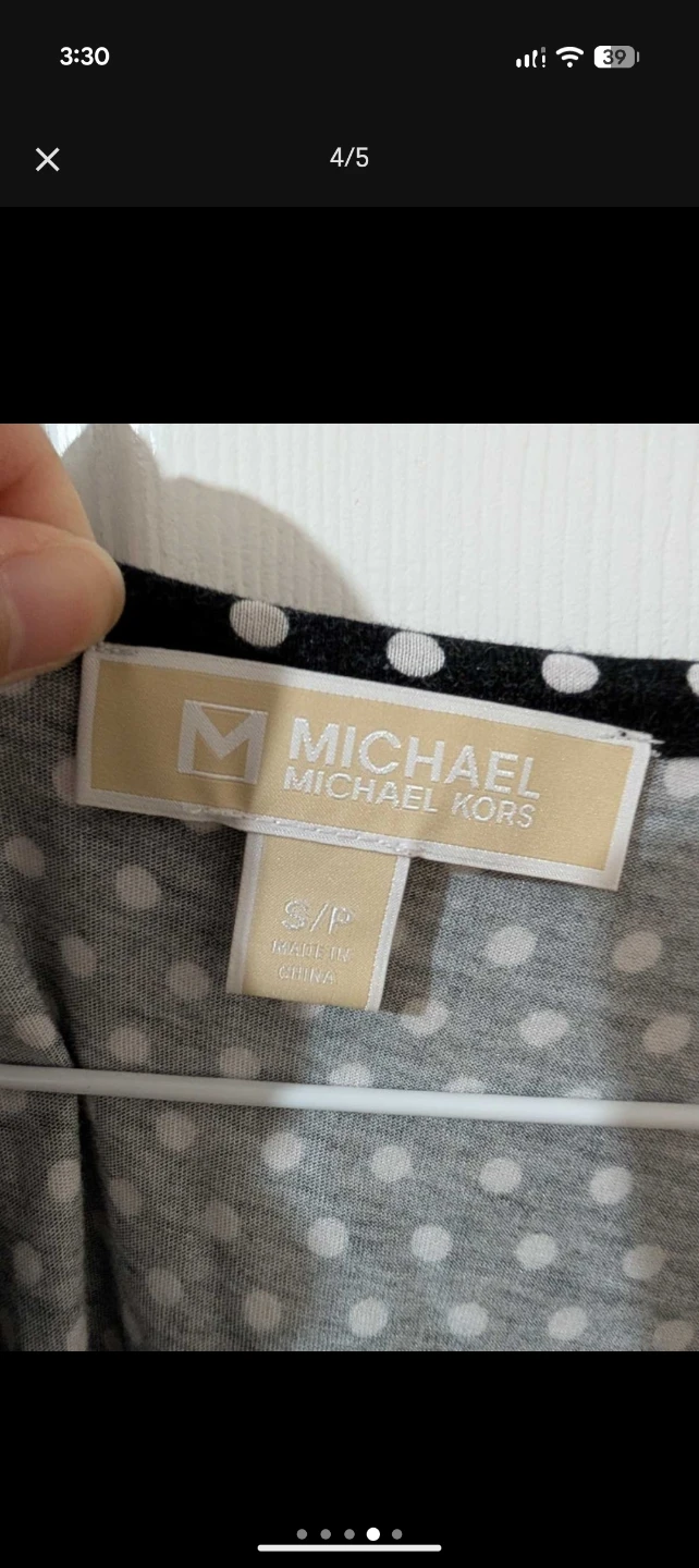 Michael Kors Polka Dot Shirt - photo 4