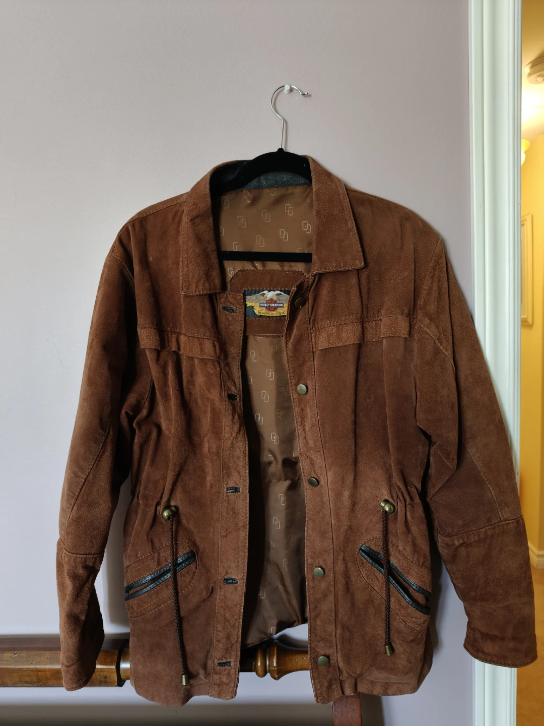 Harley-Davidson Brown Suede Leather Jacket