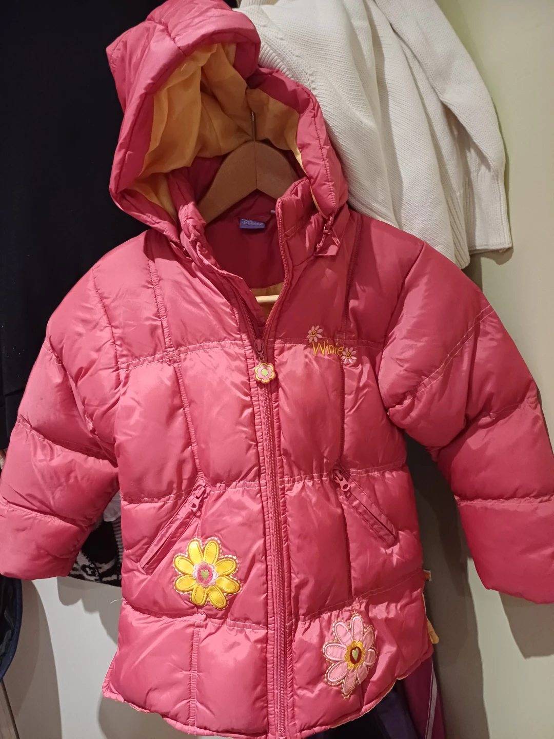 🥕 Disney Winnie the Pooh Puffer Jacket - Size 6