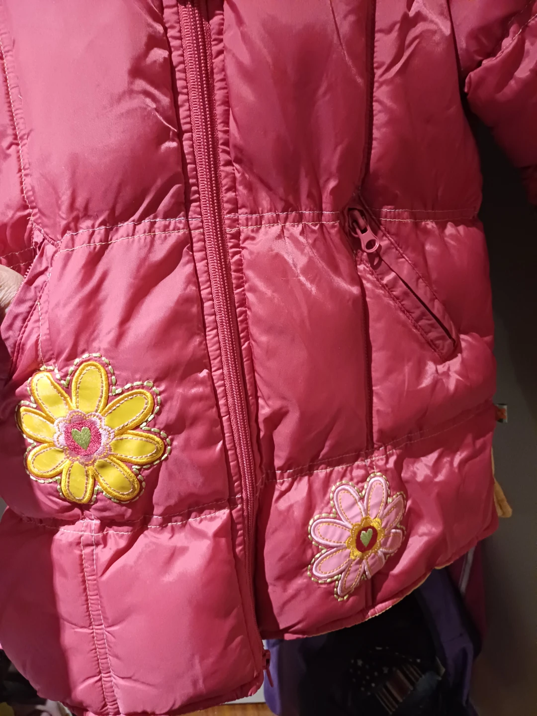 🥕 Disney Winnie the Pooh Puffer Jacket - Size 6 - photo 2