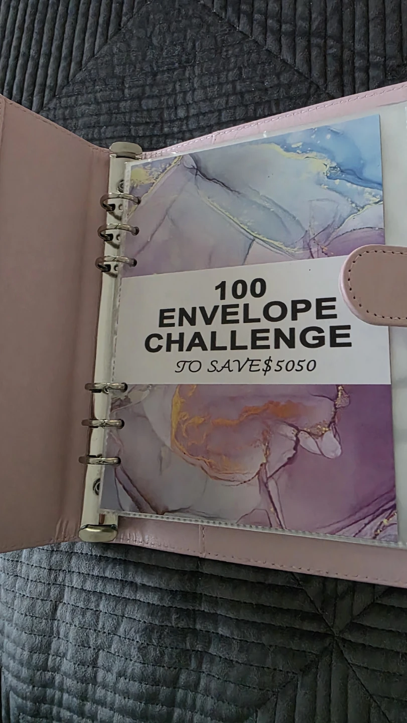 100 Envelope Savings Challenge Binder - photo 2