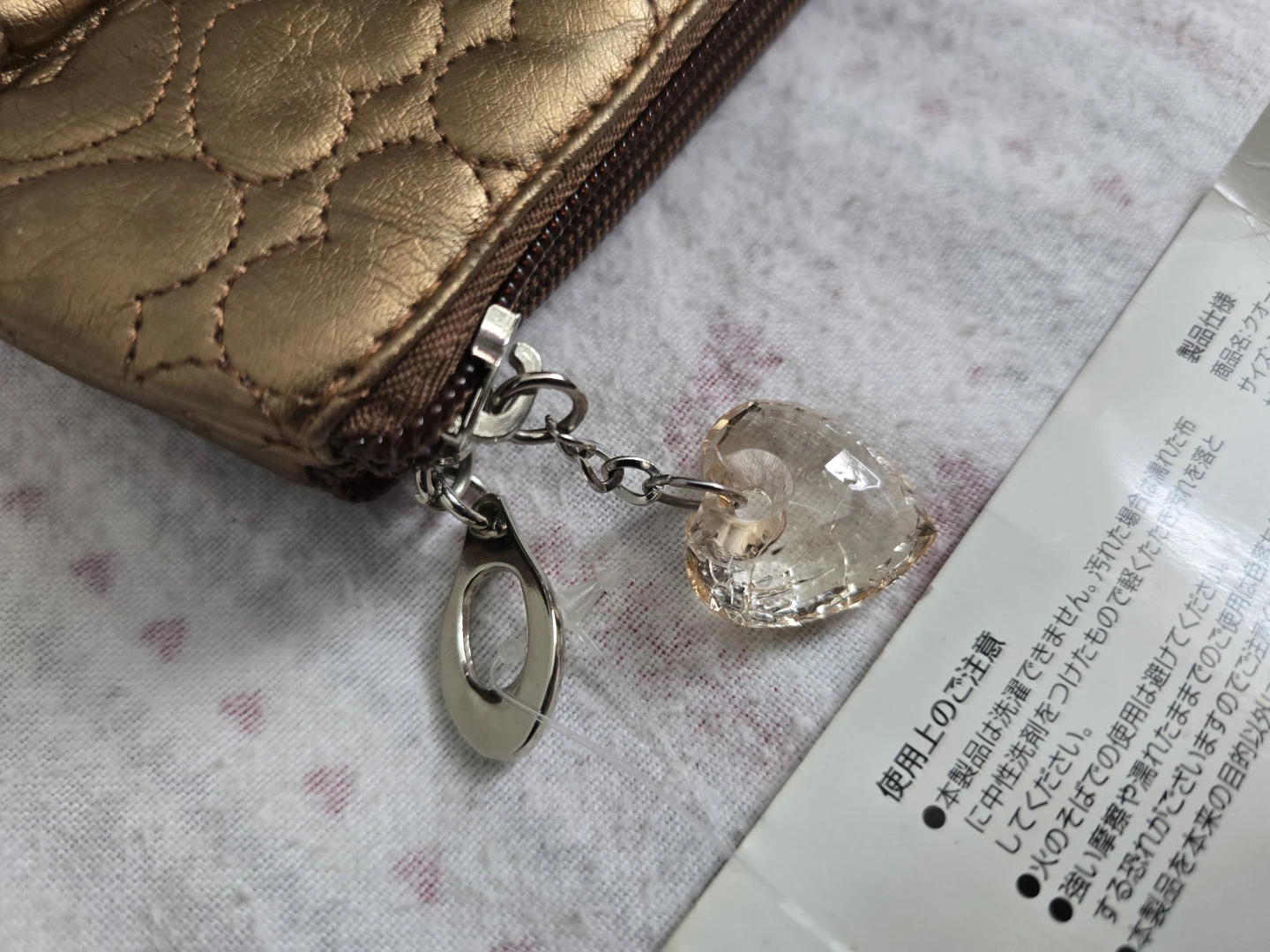 CUORE Dual Pouch with Heart Charm Japan - photo 4