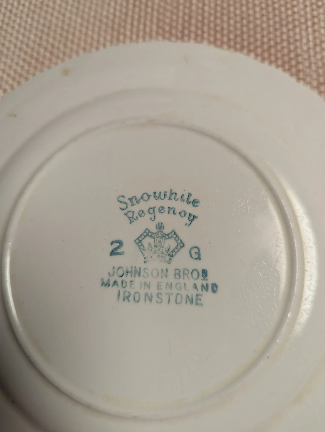 Johnson Bros Snowhite Regency Ironstone Plate - photo 2