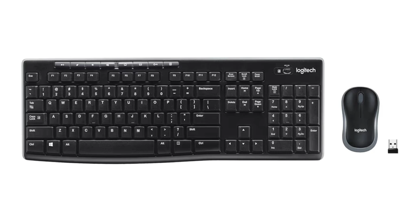 Logitech Wireless Keyboard and Mouse Combo MK270