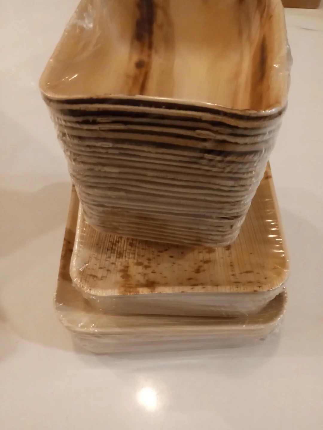 Bamboo dish 75 pcs