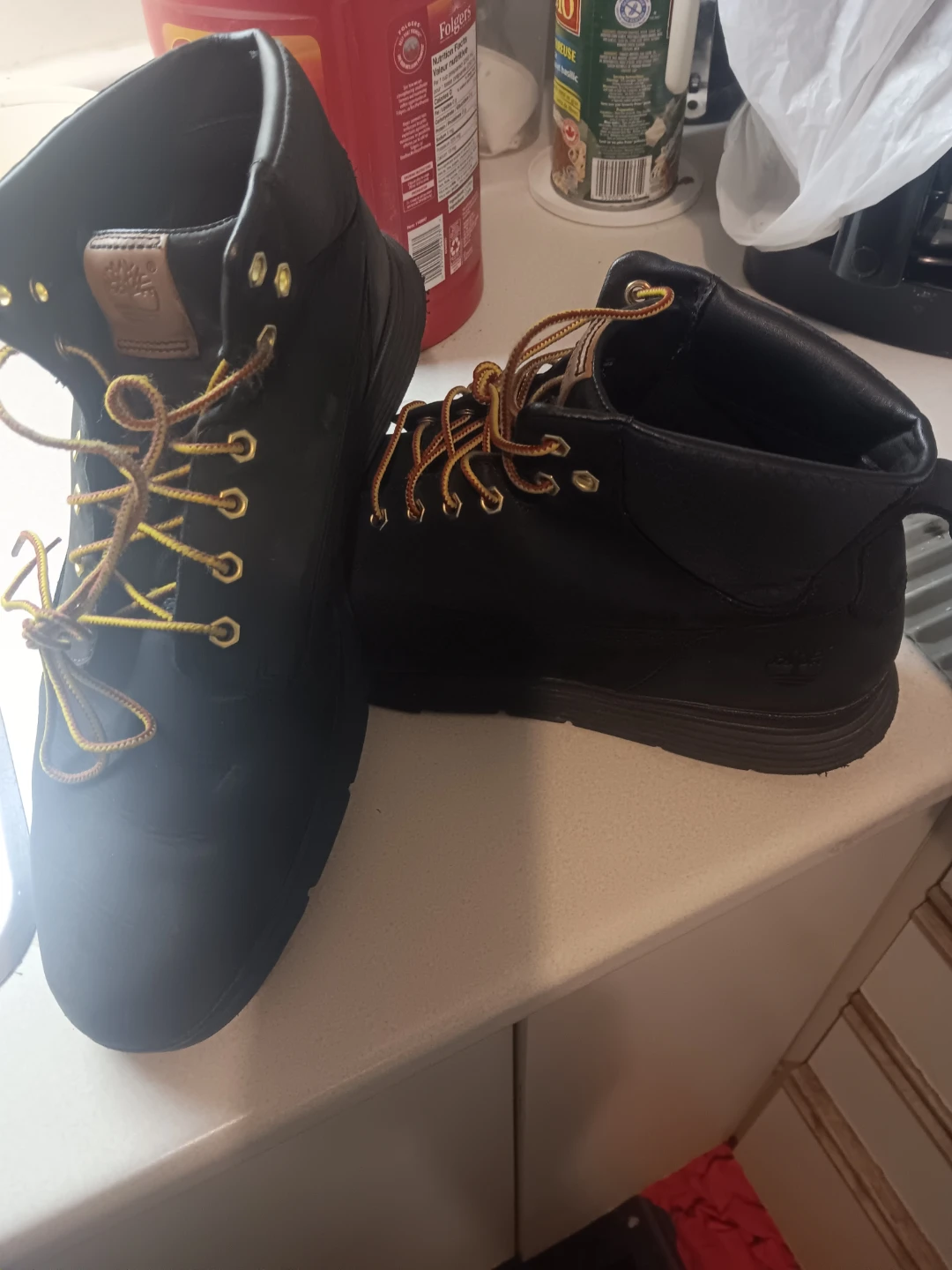 Timberland Black Lace-up Boots
