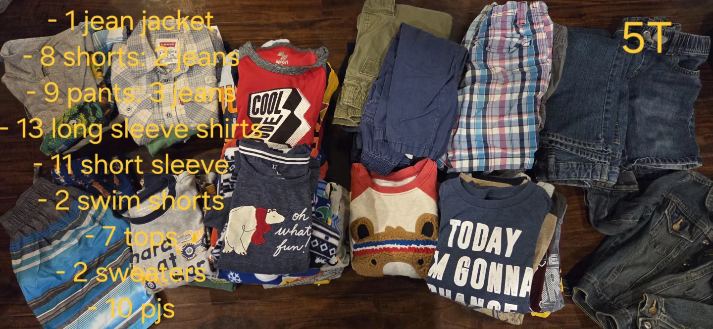 Boys Clothing Bundle - Size 5T
