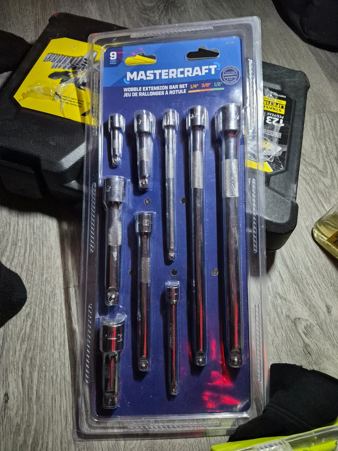 Mastercraft Wobble Extension Bar Set - 9 Pieces