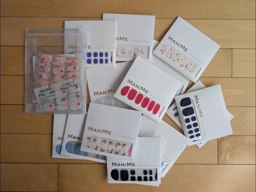 Manime Stick-On Gel Nail & Toe Nail Sets