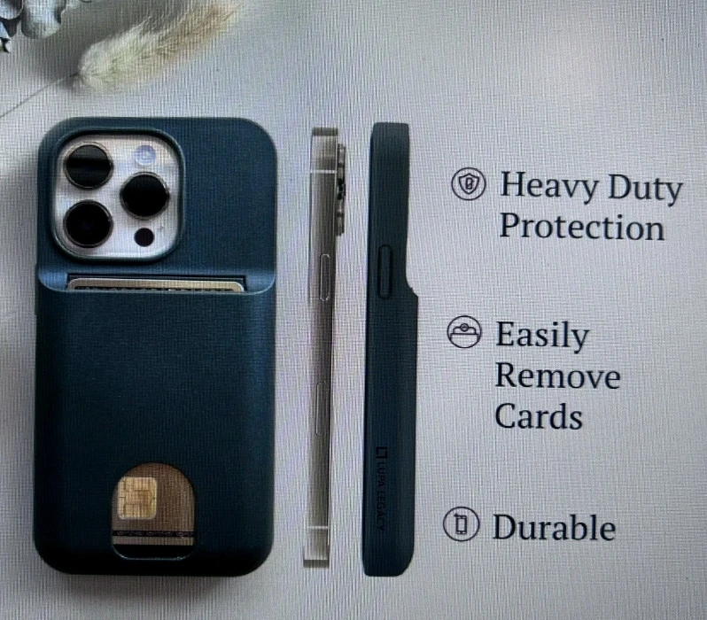 Lupa Legacy iPhone 14 Pro  Card Case - Midnight Blue - photo 3