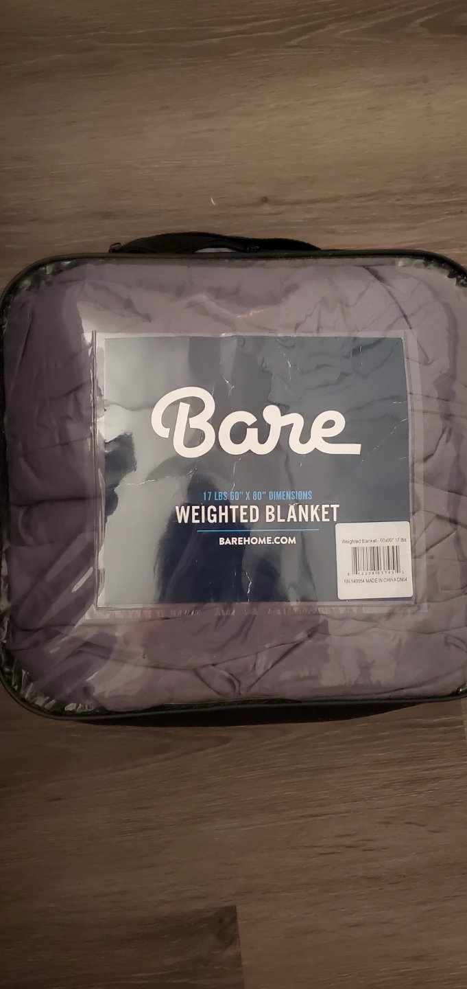 Bare Weighted Blanket - 17 lbs, 60" x 80" - photo 2