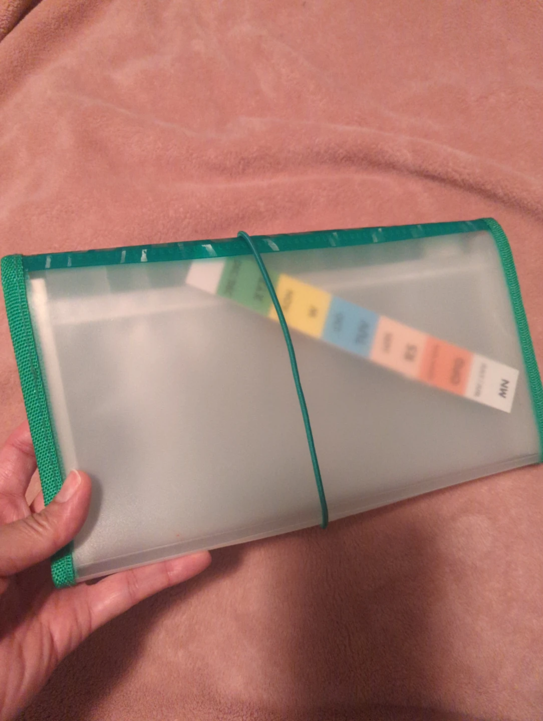 Green Expanding File Folder🥕 - photo 2