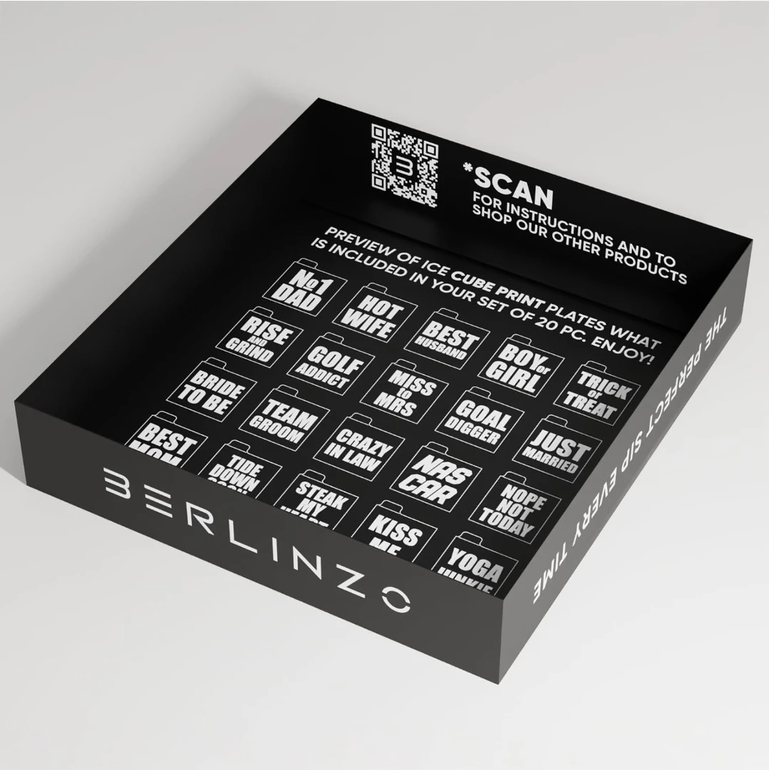 BERLINZO Set of 24 Ice Cube Print Plates - photo 5