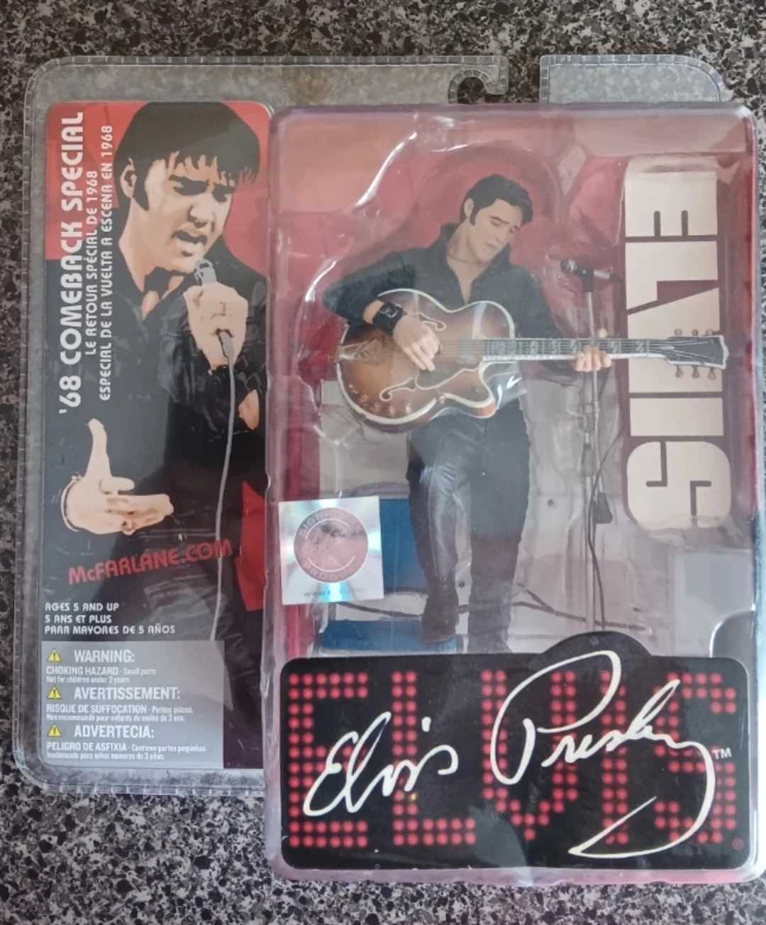 McFarlane Toys Elvis Presley '68 Comeback Special Action Figure