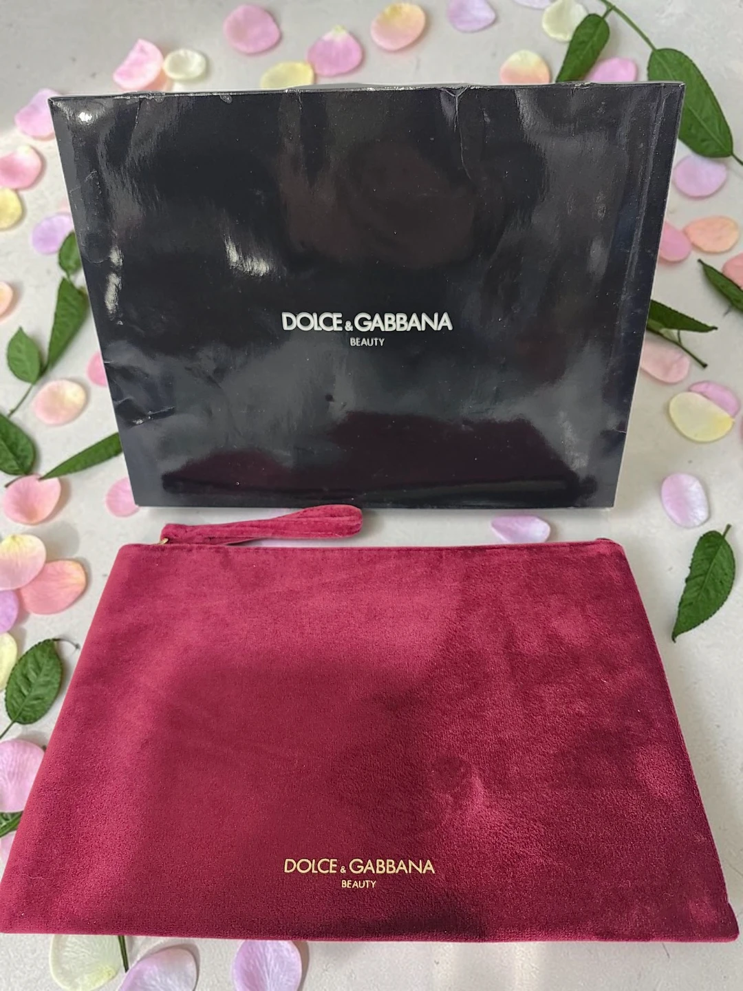 Dolce & Gabbana cosmetic makeup Beauty Velvet Pouch 🧡 - photo 2