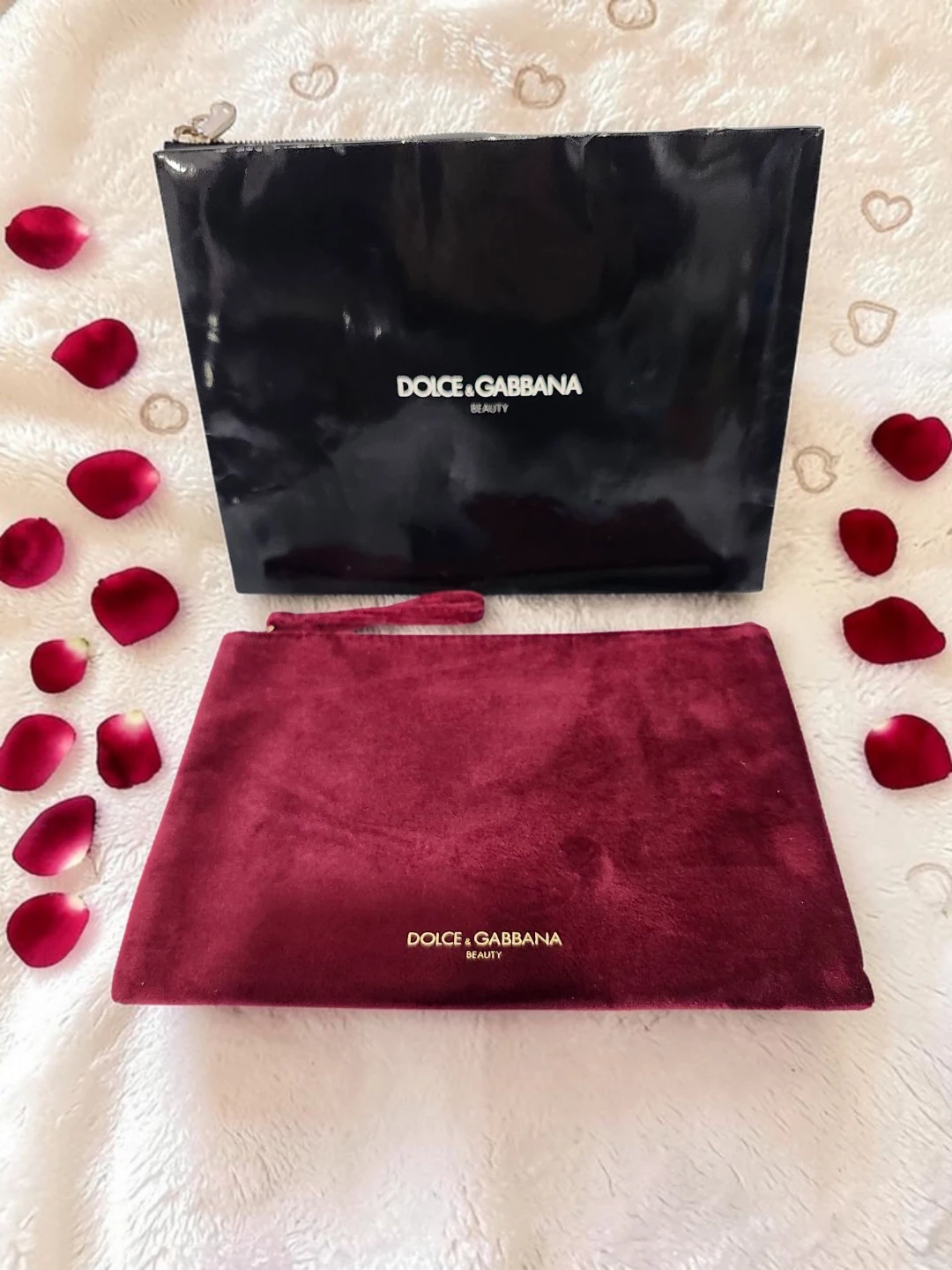 Dolce & Gabbana cosmetic makeup Beauty Velvet Pouch 🧡 - photo 3