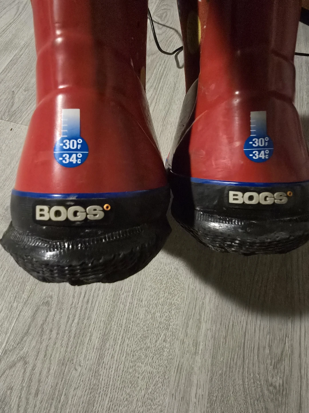 Bogs Kids Waterproof Insulated Boots - Red Rocket Ship Print
