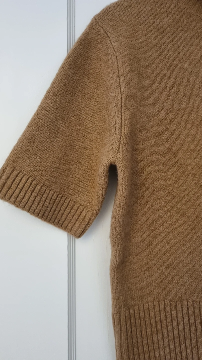 H&M Brown Short Sleeve Turtleneck Sweater - photo 3