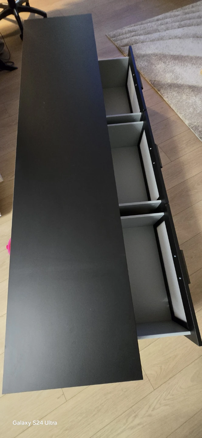 IKEA BRIMNES TV Stand – Black – 71″ Wide - photo 3
