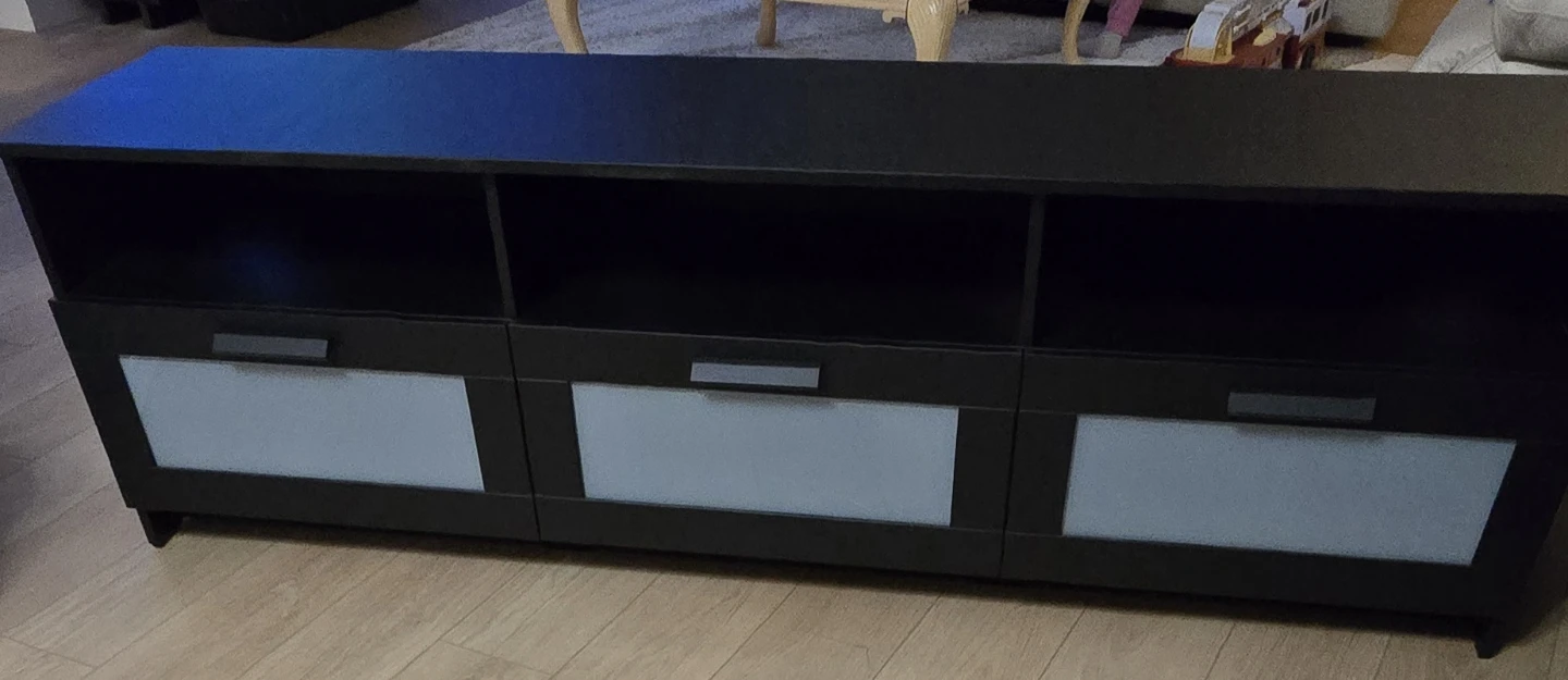 IKEA BRIMNES TV Stand – Black – 71″ Wide - photo 5