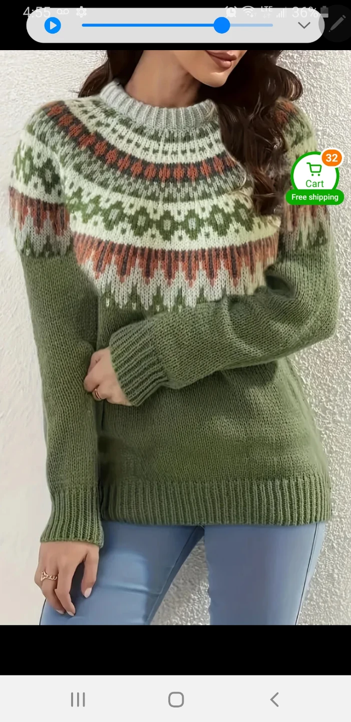 Hand knit made to measure fair isle sweaters - photo 5