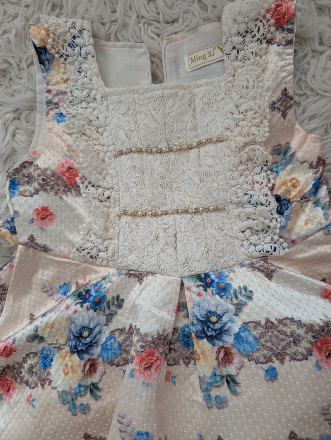 Kid's Lace Floral Dress - photo 2