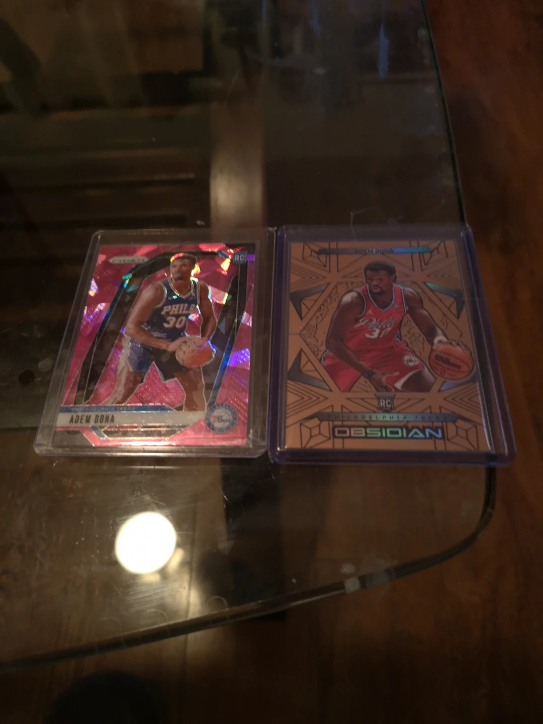 Adem Bona obsidian RC /99 2× Basketball Cards - photo 4