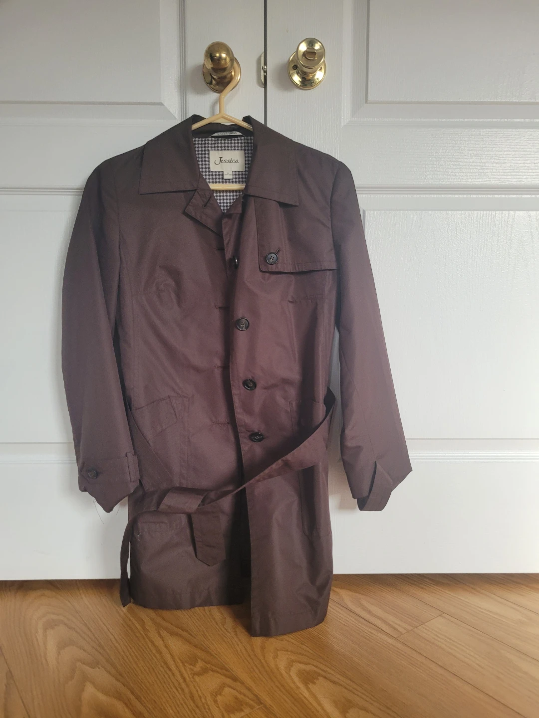 Jessica Brown Trench Coat Size 4