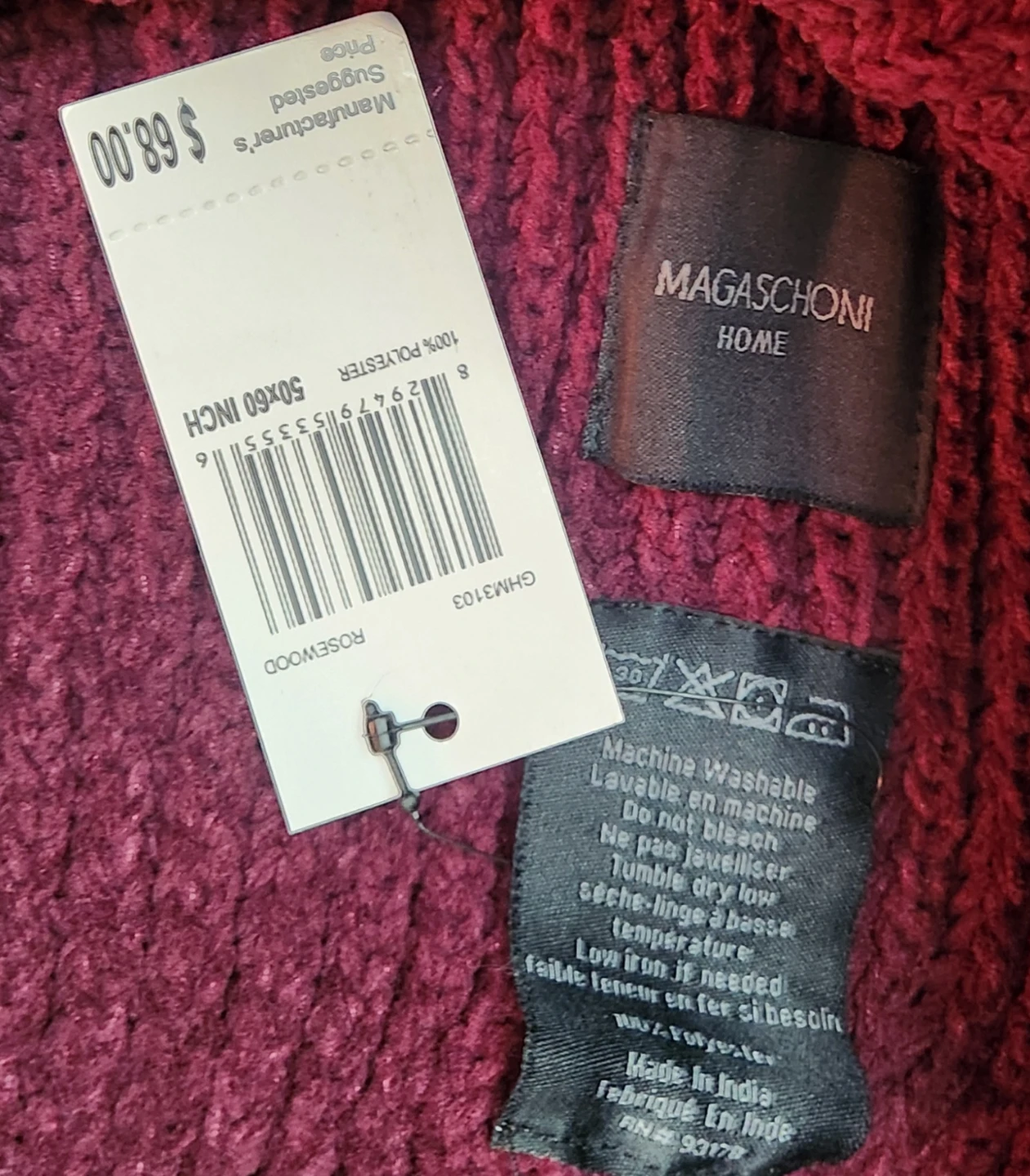 Magaschoni 50 x 60" Throw Blanket - photo 4