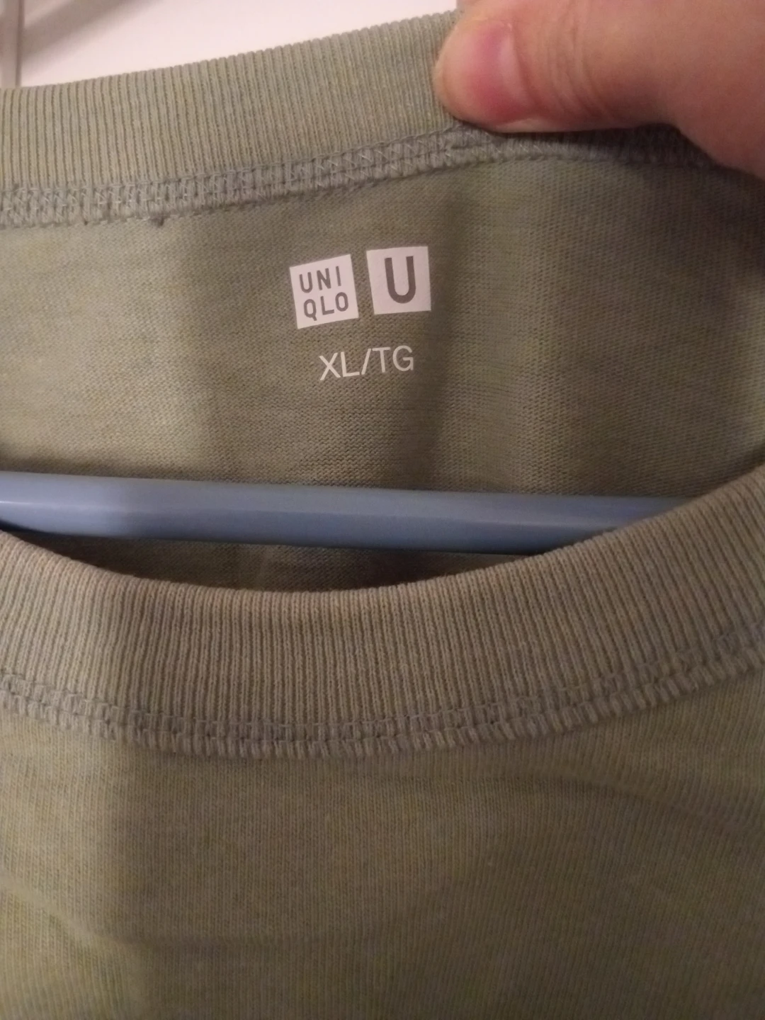 Uniqlo U Oversized T-Shirt XL/TG Olive Green - photo 2