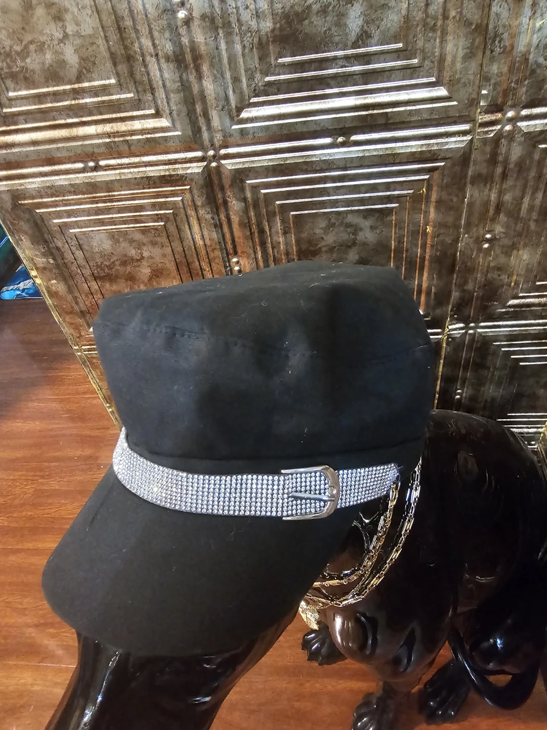 Bought in las vegas   Baker Boy Hat with Rhinestone Band - photo 2