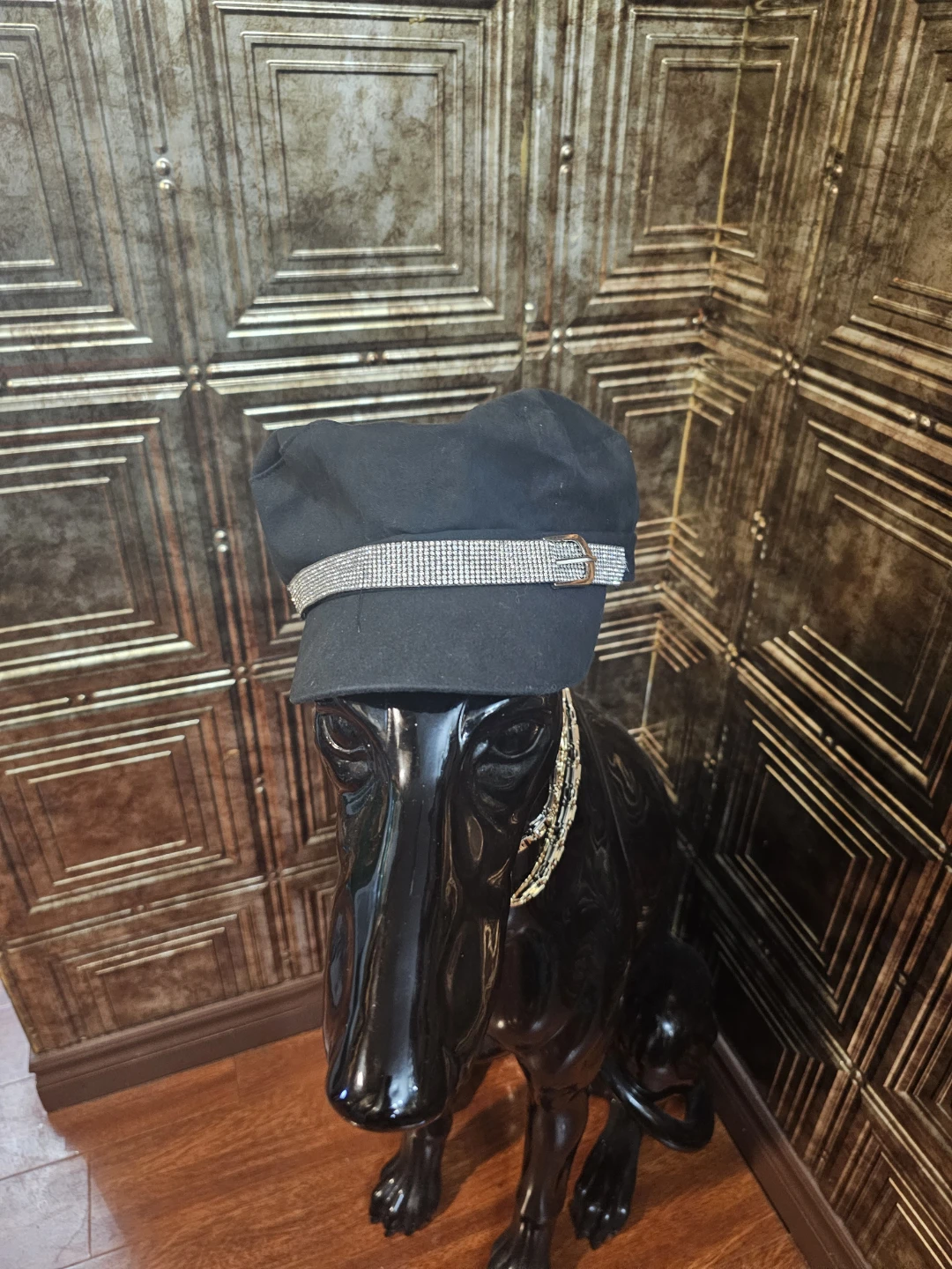 Bought in las vegas   Baker Boy Hat with Rhinestone Band - photo 3