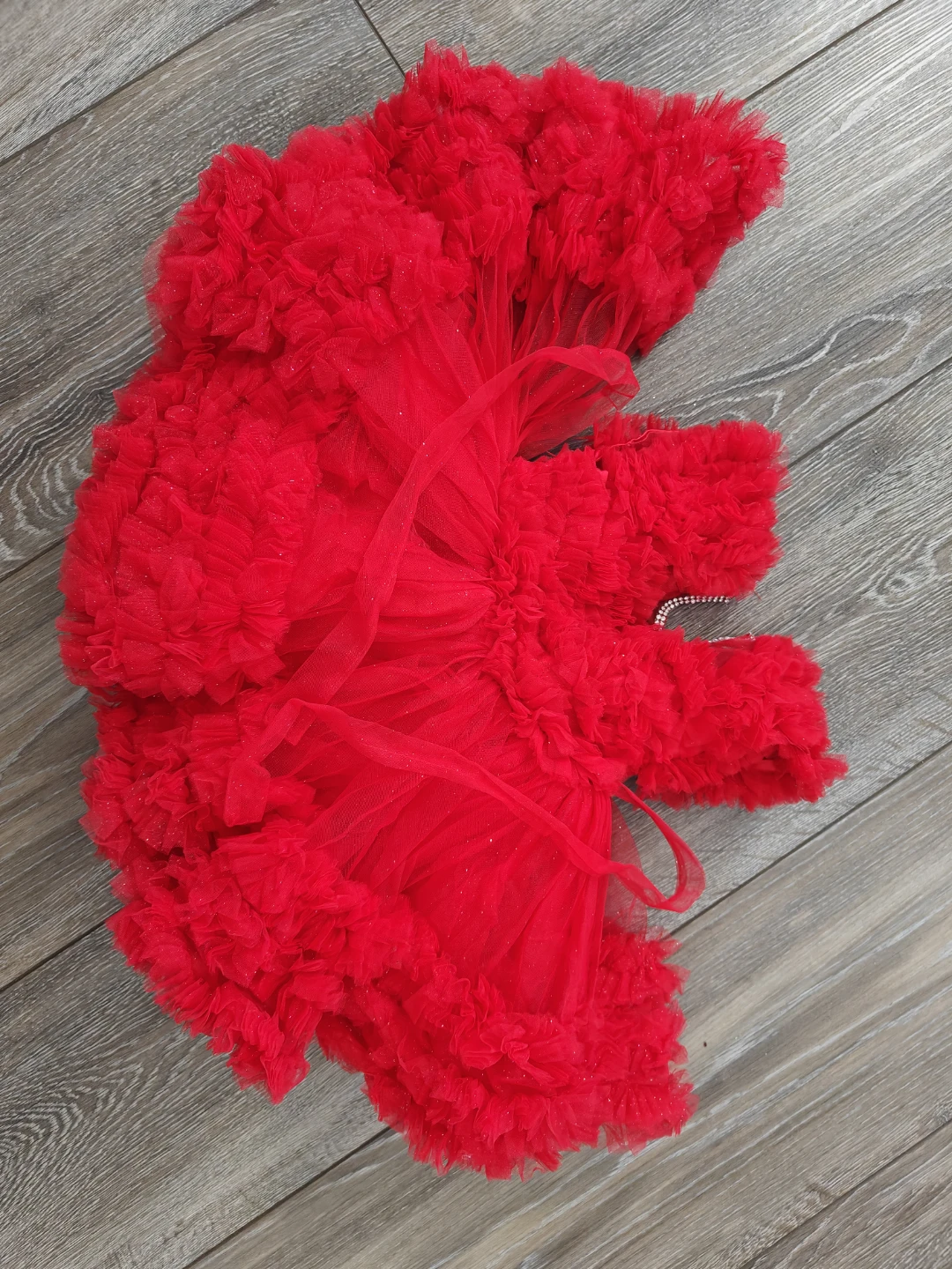 Red Tulle Skirt