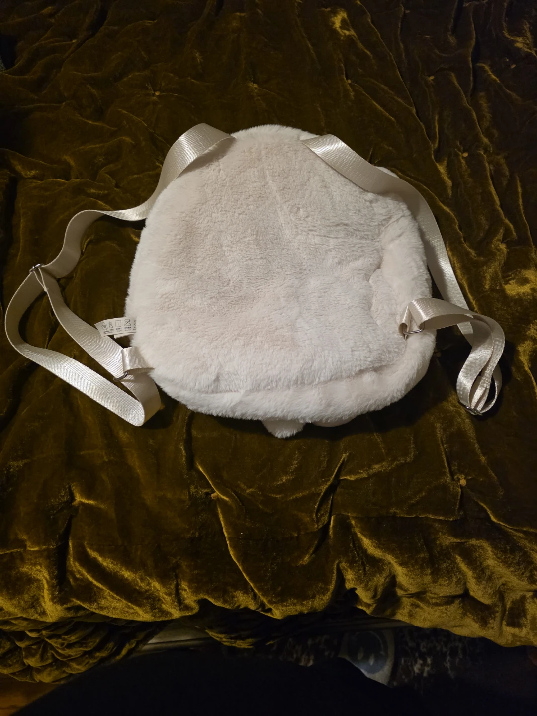 Confirmed Ita Bag Plush Faux Fur Backpack - photo 3