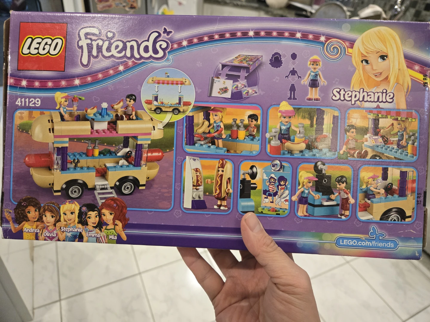 COMPLETE Lego friends hot dog van - photo 2