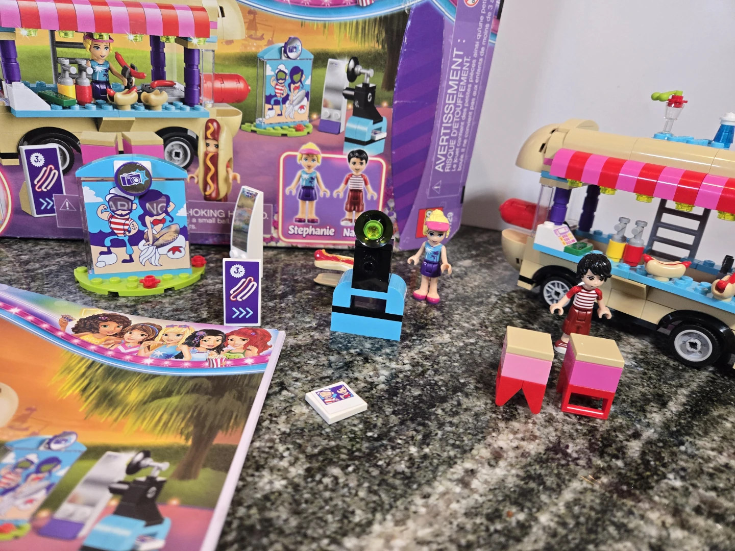 COMPLETE Lego friends hot dog van - photo 3