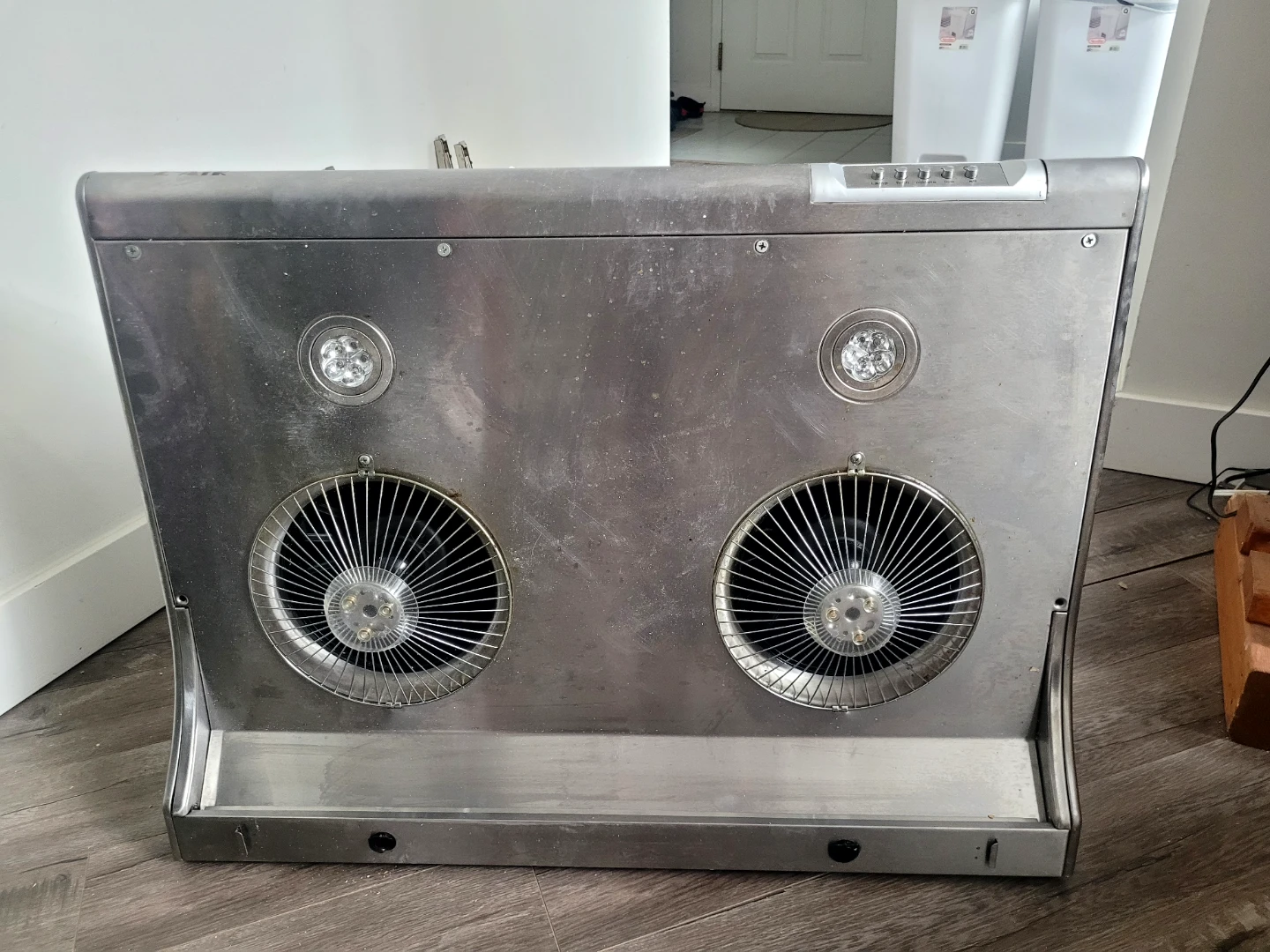 Stainless Steel Range Hood with Dual Fans - photo 2