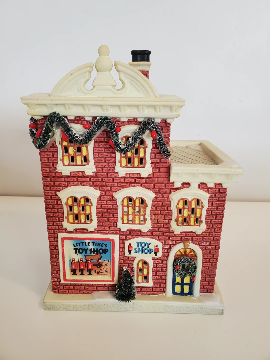 Christmas Village Light Up Toy Shop